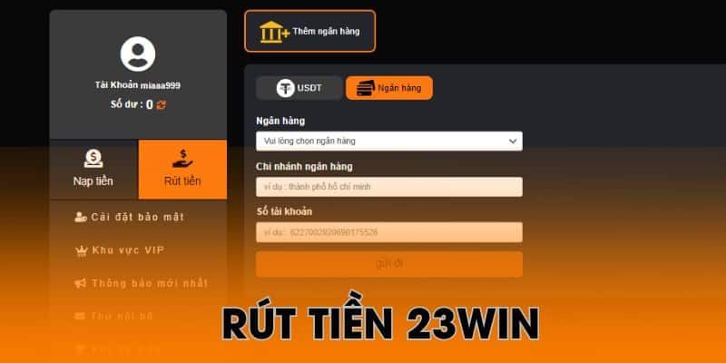 FAQ về việc rút tiền 23WIN